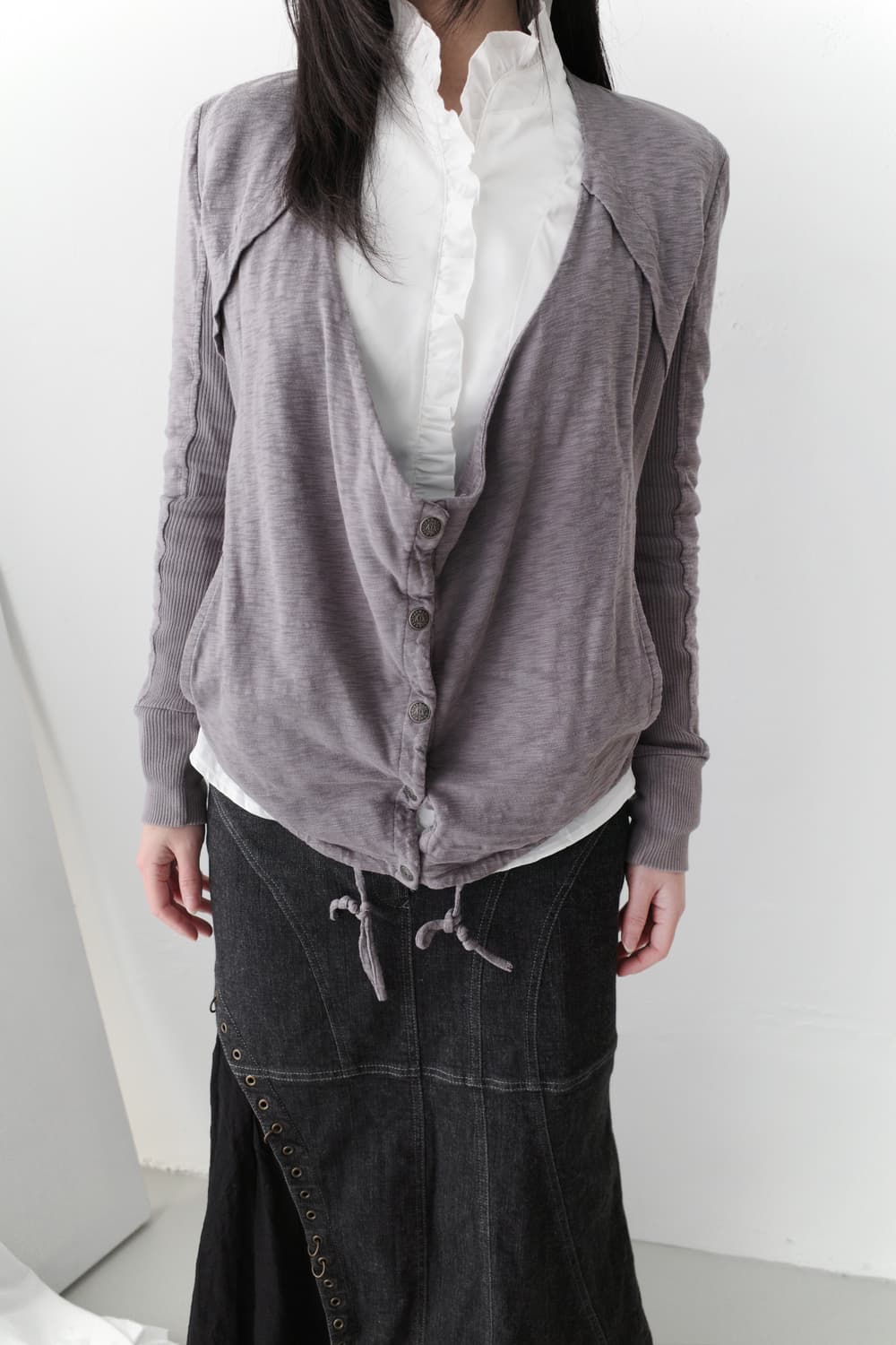 armani exchange)unbalanced snap cardigun 상품이미지7