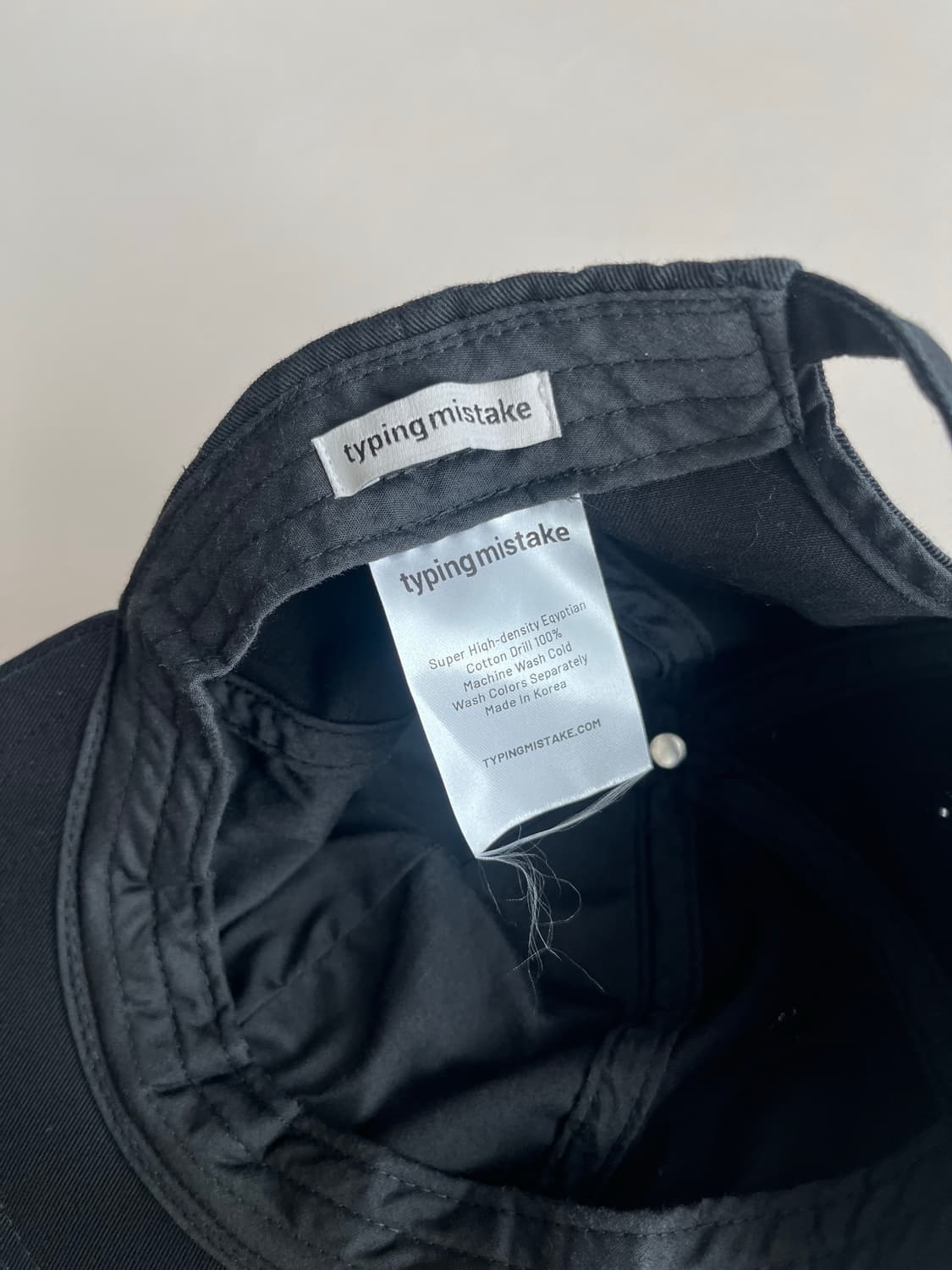 타이핑미스테이크 모자 상품이미지2