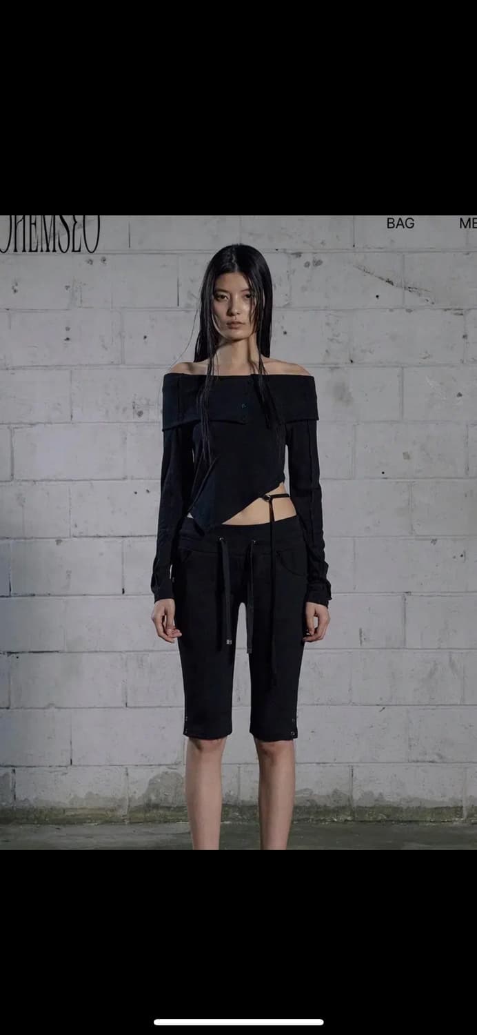 새상품) 보헤미안서울 웨이스트 스트링 오프숄더 상품이미지1