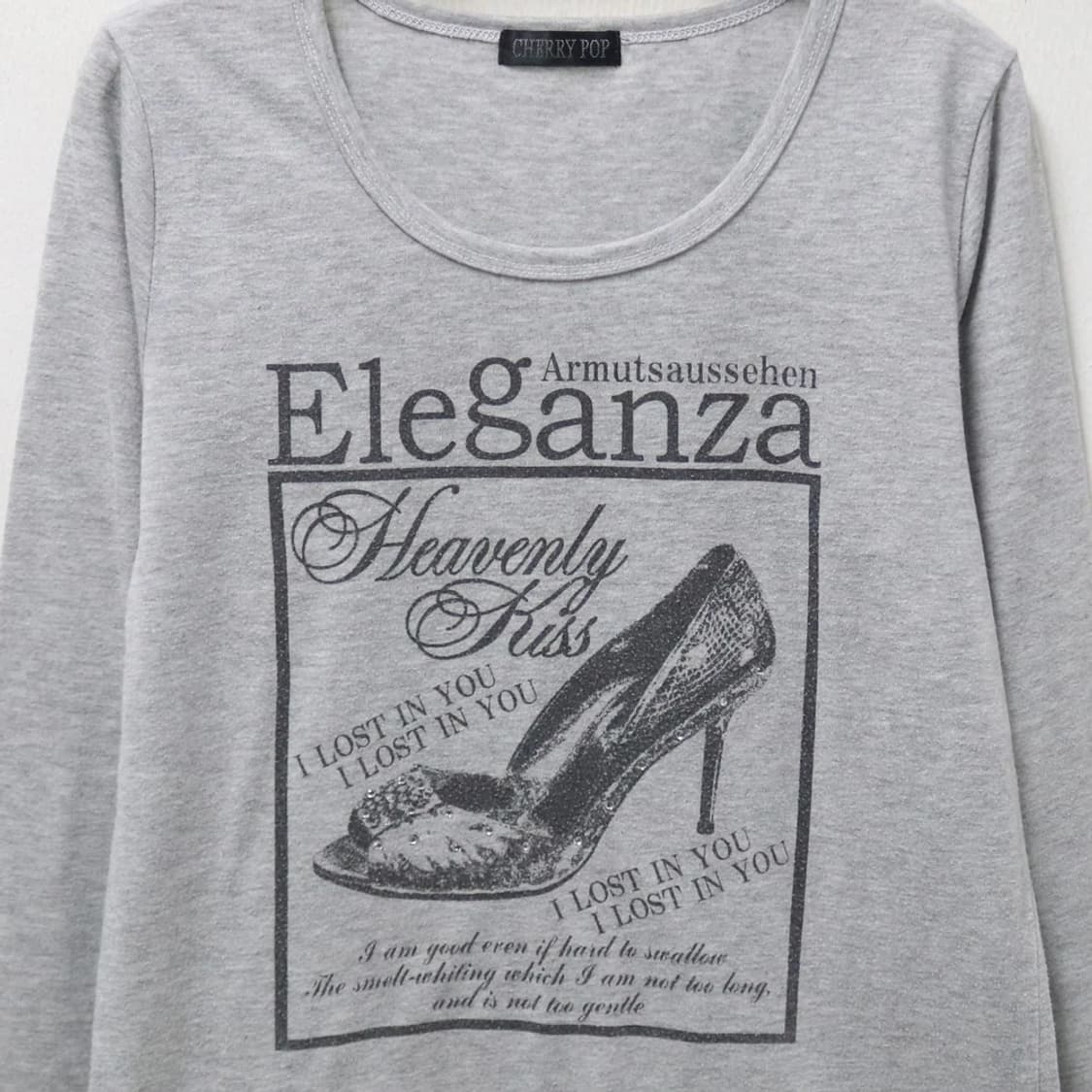 체리팝  Y2K 프린팅 긴팔 티셔츠 63546 상품이미지4