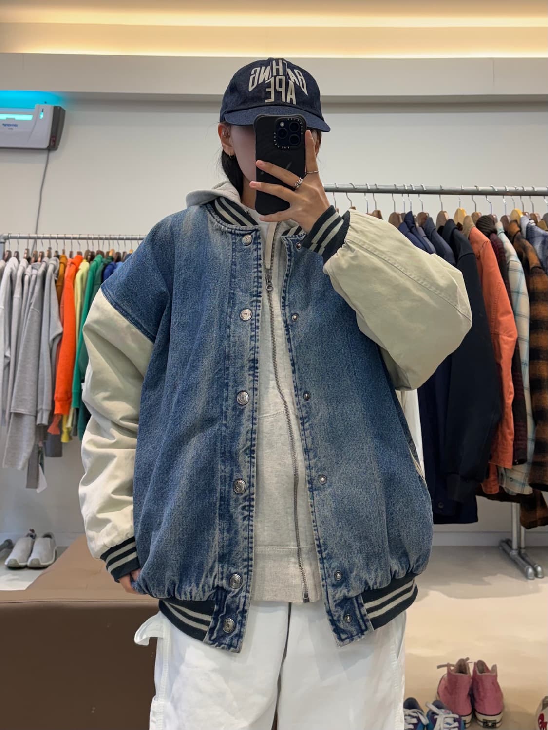 North bay 데님 바시티자켓 상품이미지6