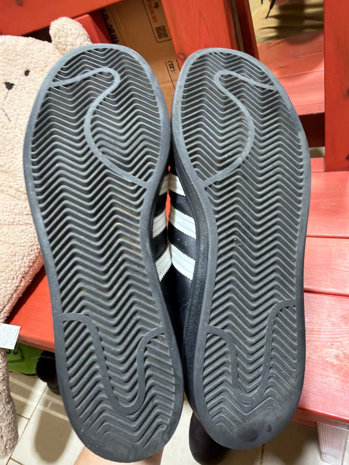 급처 아디다스 슈퍼스타 블랙 275 판매 상품이미지4