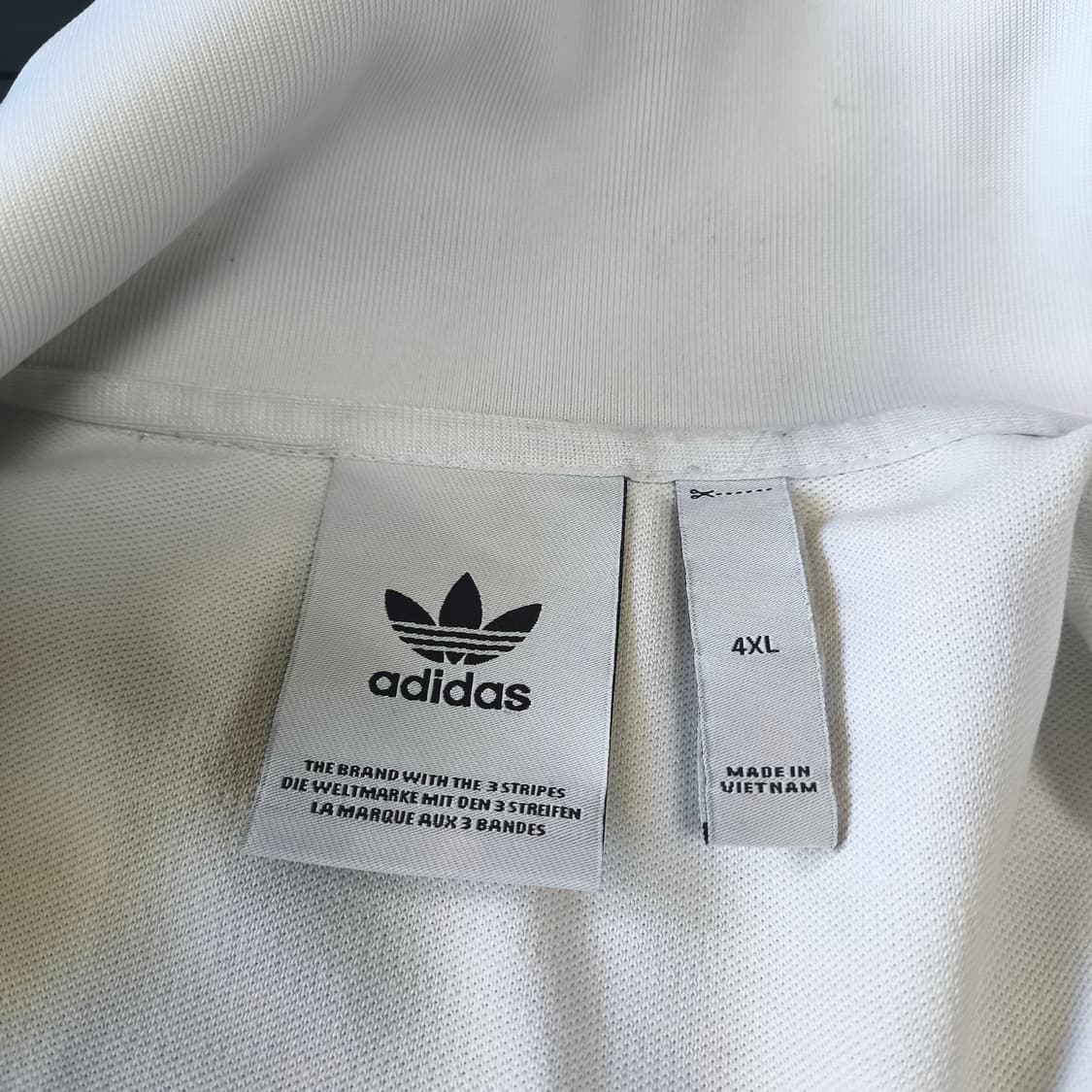 [4XL] 아디다스 베켄바우어 파이어버드 화이트 트랙탑 져지 상품이미지4