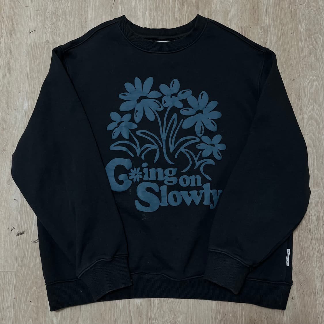 비바스튜디오 플라워 빅로고 코튼 맨투맨 L/100 상품이미지1