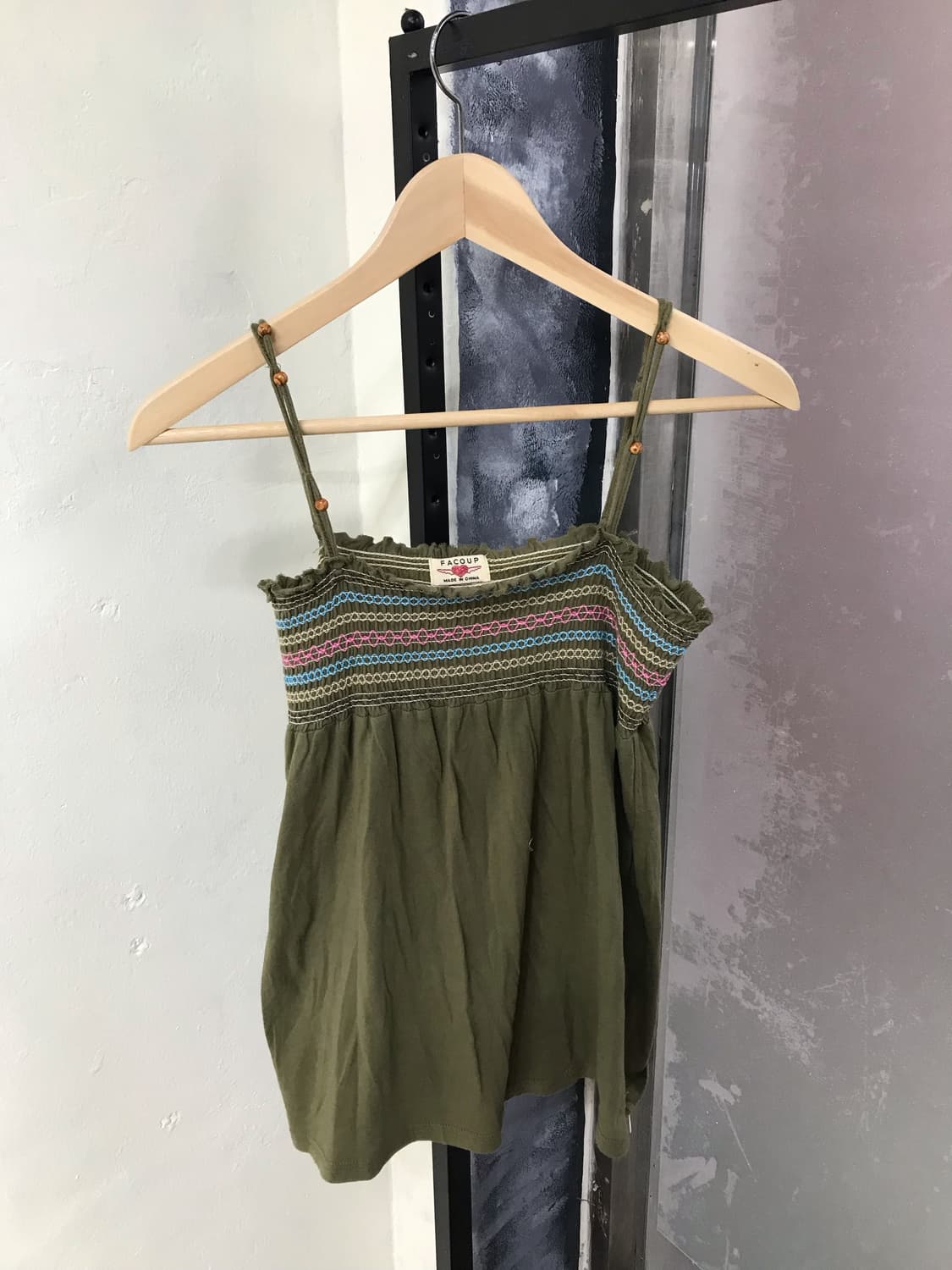 쥬시꾸뛰르 후드집업 카키 도트 하구미 코디세트 상품이미지9