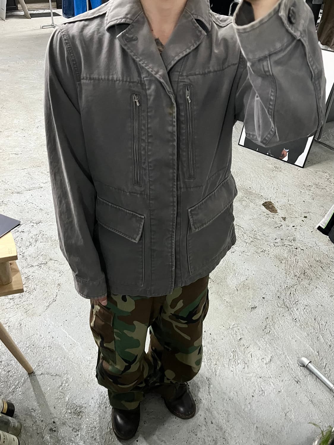 vtg faded f2 field jacket 상품이미지4