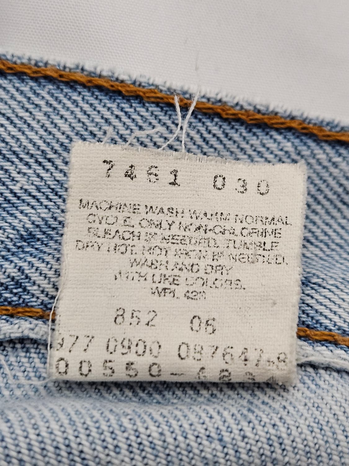 90s 리바이스 550 빈티지 데님팬츠 청바지 오렌지탭 30x32 상품이미지5