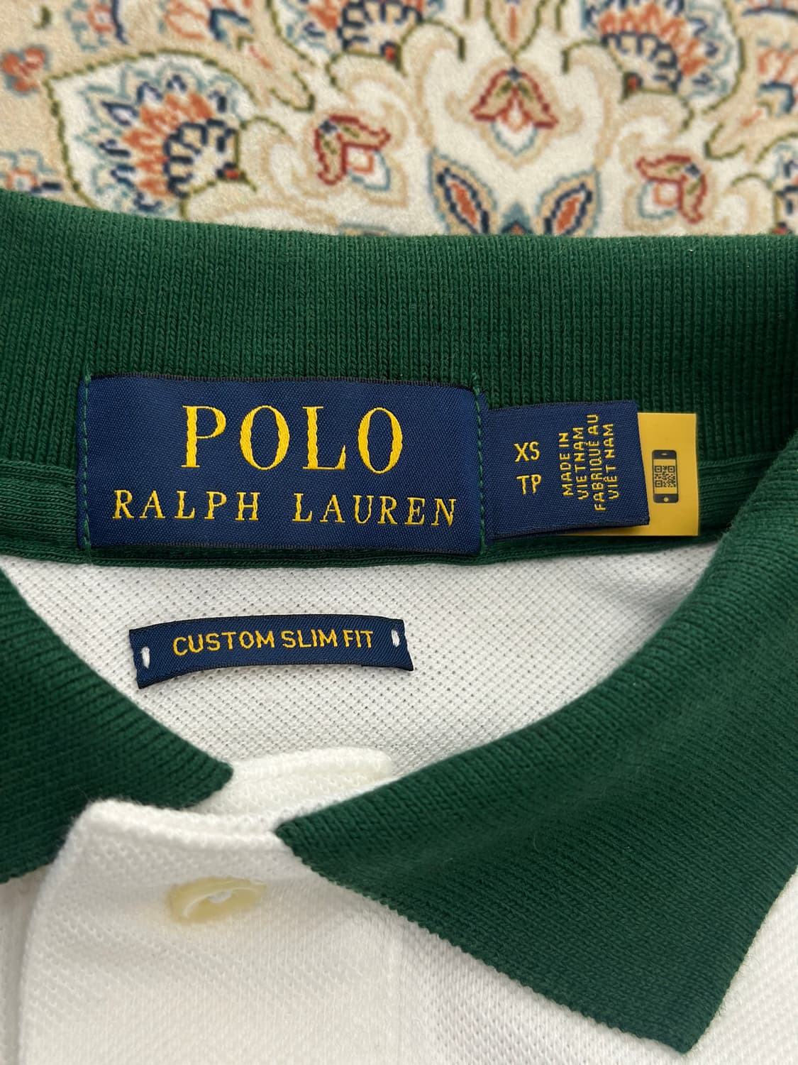 폴로 랄프로렌 배색 슬림핏 빅포니 카라티  상품이미지5