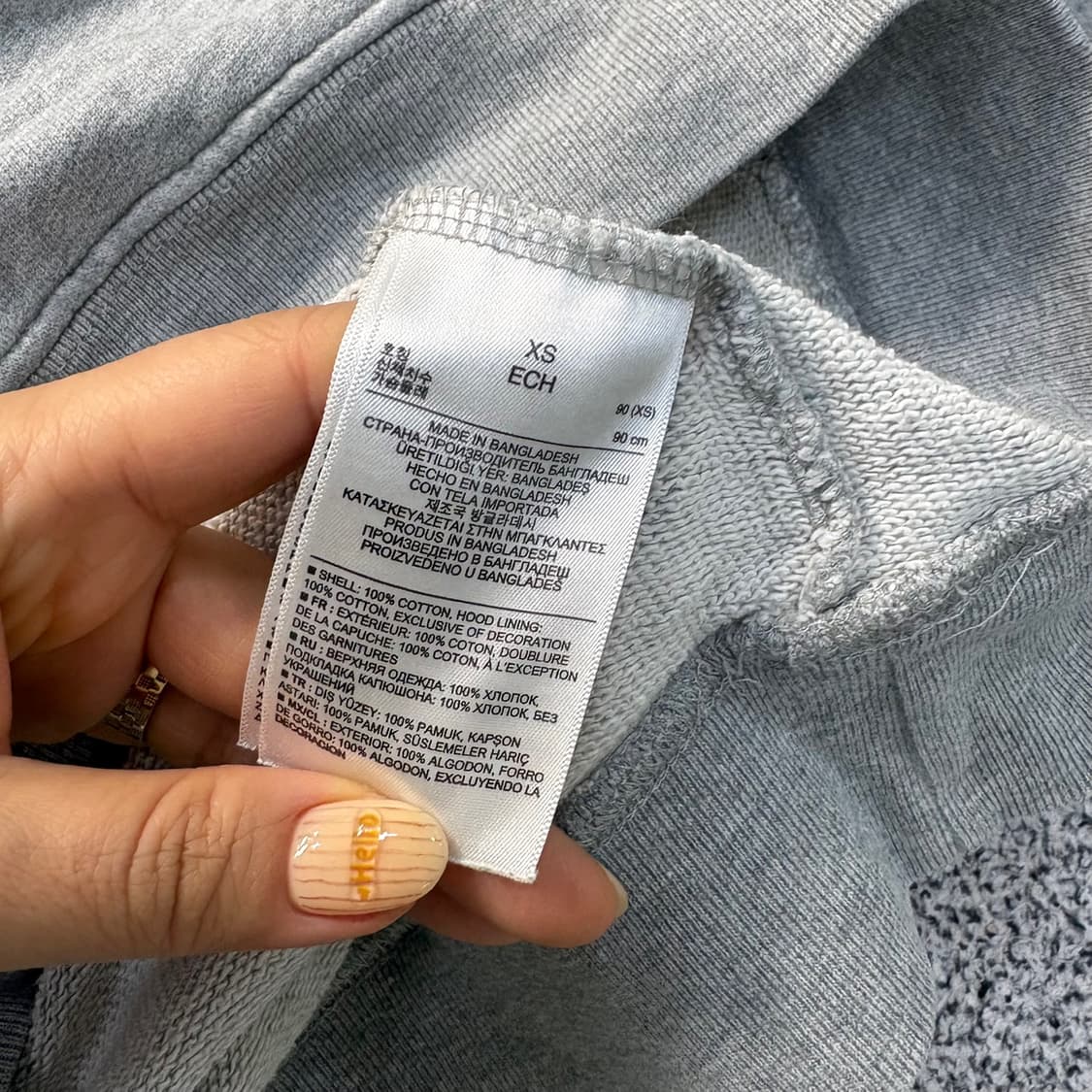 XS 갭 여성 긴팔 후드티 0331J 상품이미지4