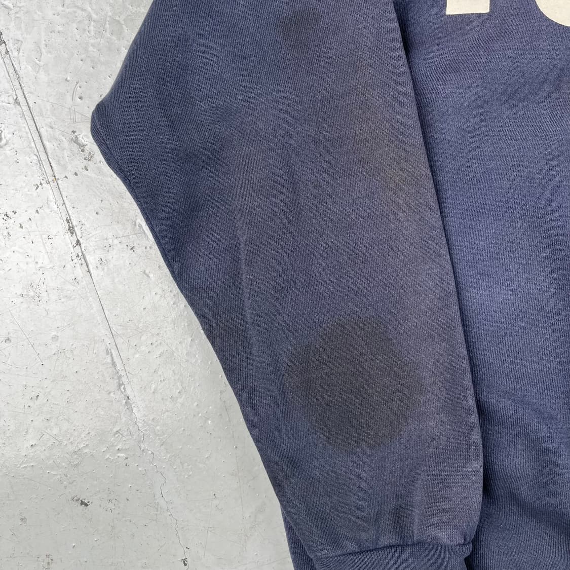 빈티지 FedEx Thrashed Ghost Pocket 후드 네이비 상품이미지9