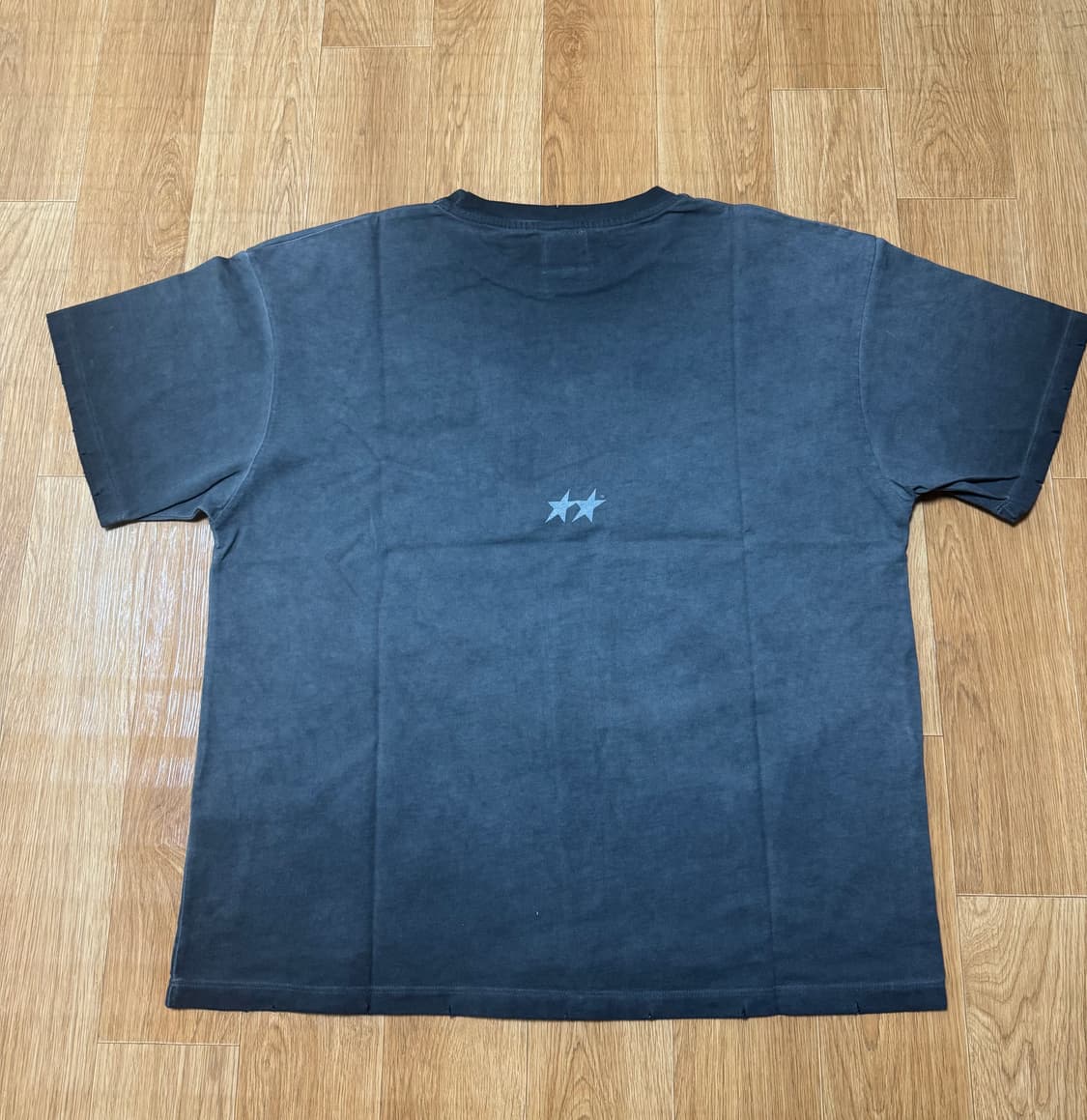 Twoleys 투제이스 워시드 블랙 티셔츠 상품이미지3