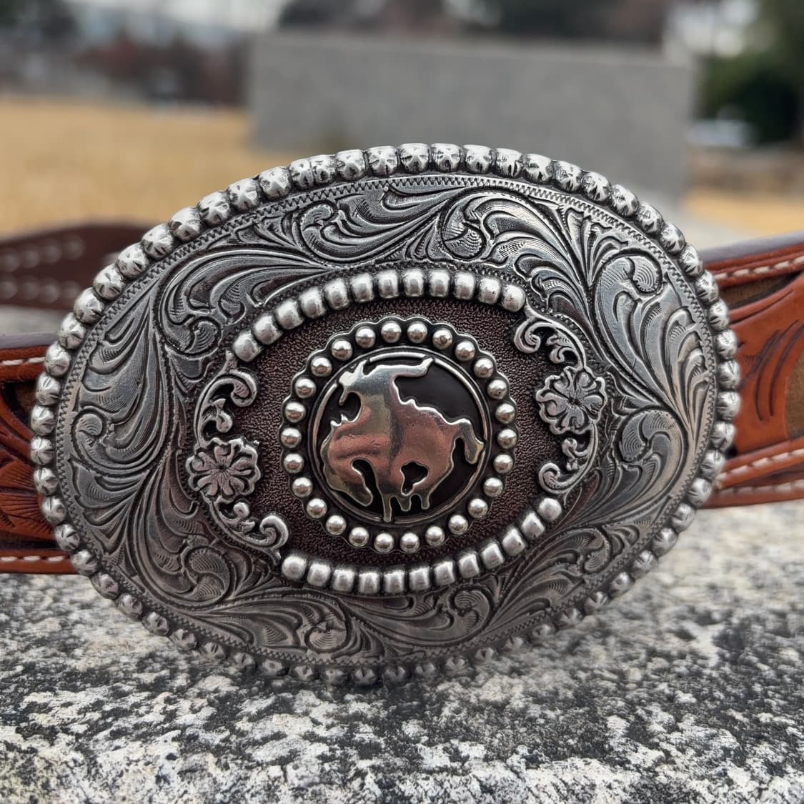 노코나 Nocona 웨스턴 콘초 레더 벨트  상품이미지6