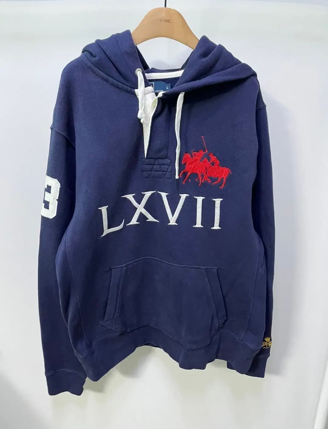폴로 한정판 LXVII 빅로고 럭비후드티 상품이미지1