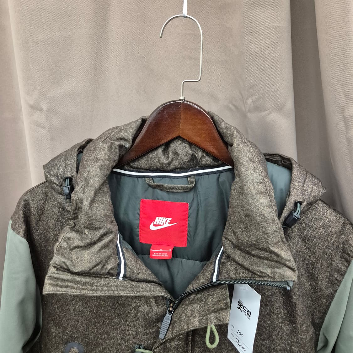 나이키 다운 후드 패딩 자켓 100 상품이미지2