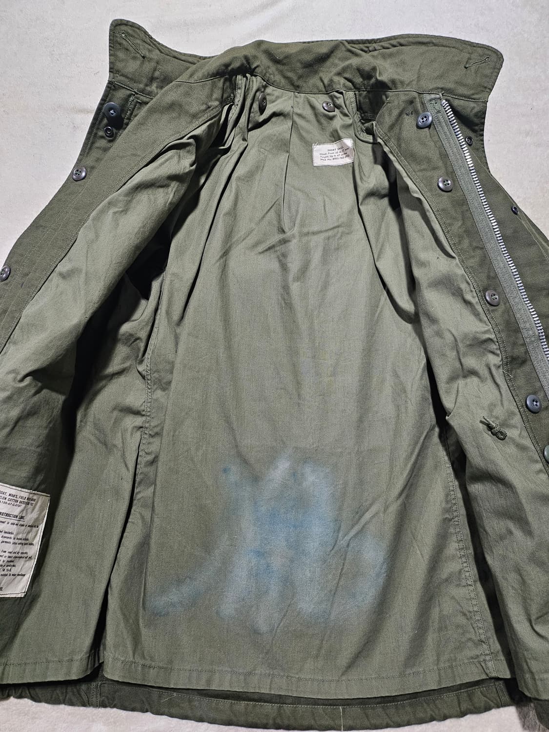 60s 미군오리지날 2세대 m65 S/S 상품이미지7