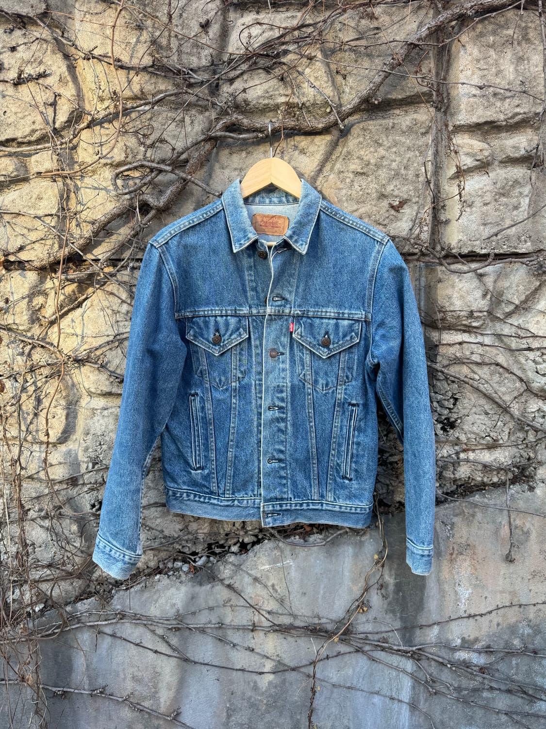 80s 리바이스 빈티지 3rd 워싱 데님 트러커 자켓 38 상품이미지1