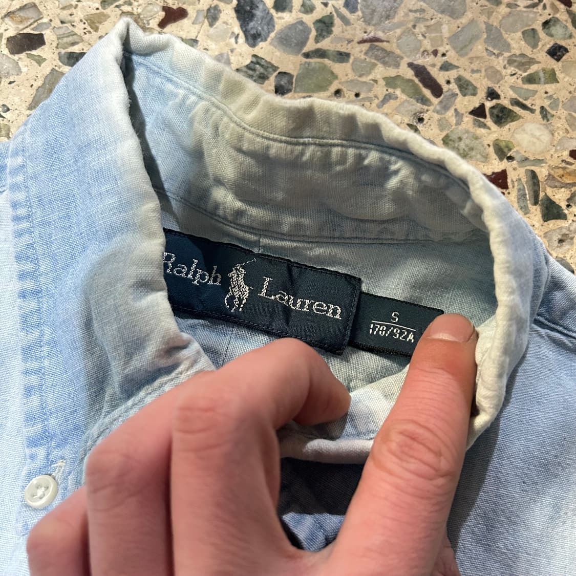 폴로 랄프로렌(POLO RalphLauren)데님 샴브레이 셔츠 상품이미지4