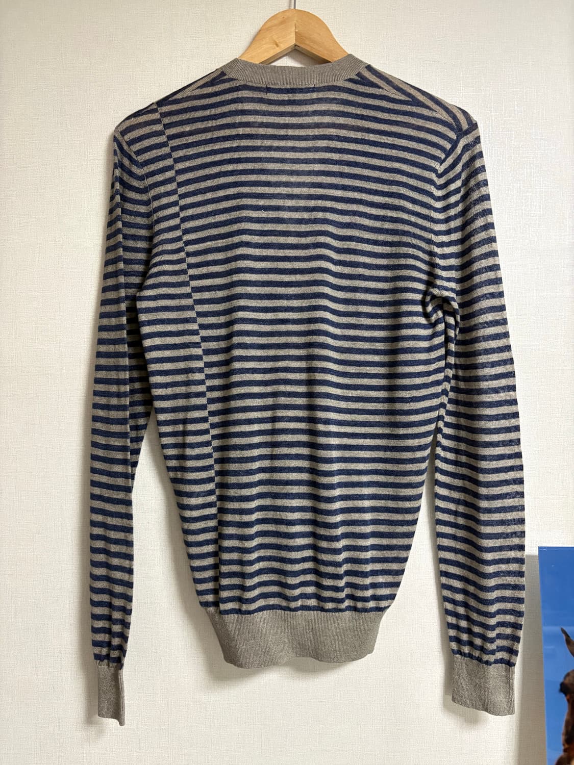 Theory 스트라이프 리넨 가디건 상품이미지2