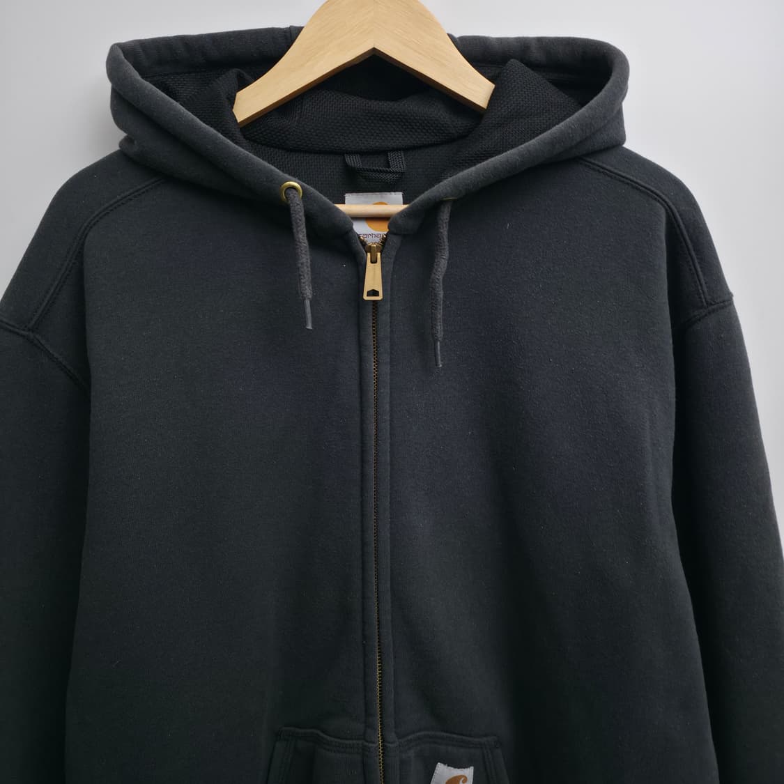 [L] 칼하트 써멀 블랙 후드집업 레인디펜더 상품이미지2