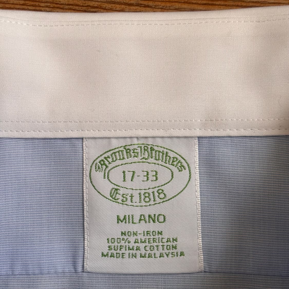 브룩스 브라더스 드레스 셔츠 110 커프스 버튼 투톤 클래식 상품이미지6