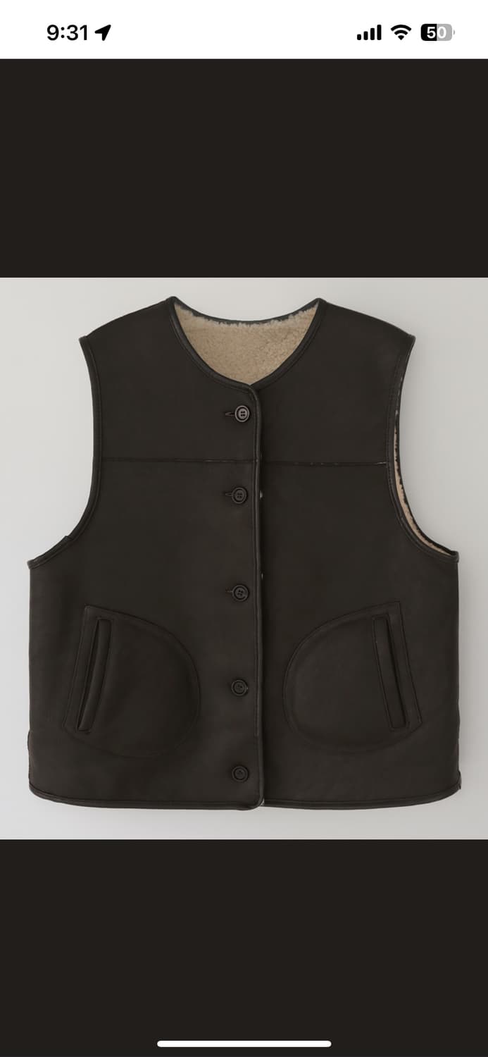 낫띵리튼 Reversible Lambish Vest 상품이미지3