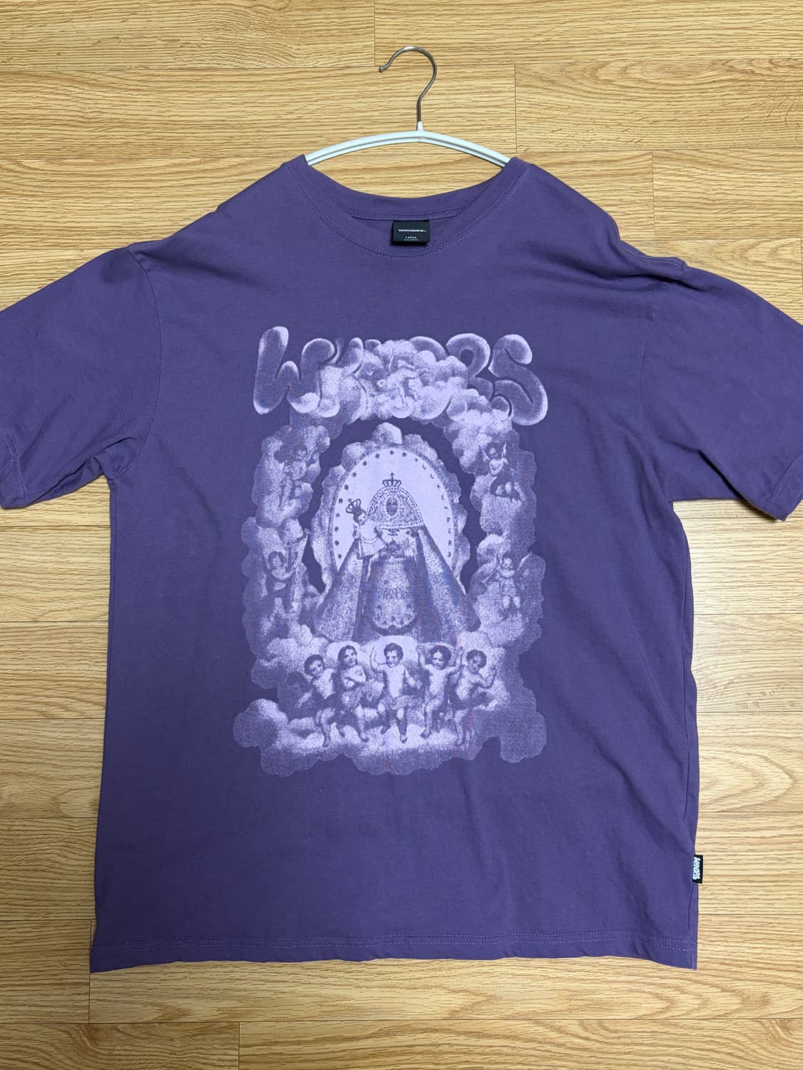 위캔더스 티셔츠 반팔 퍼플 L 상품이미지2