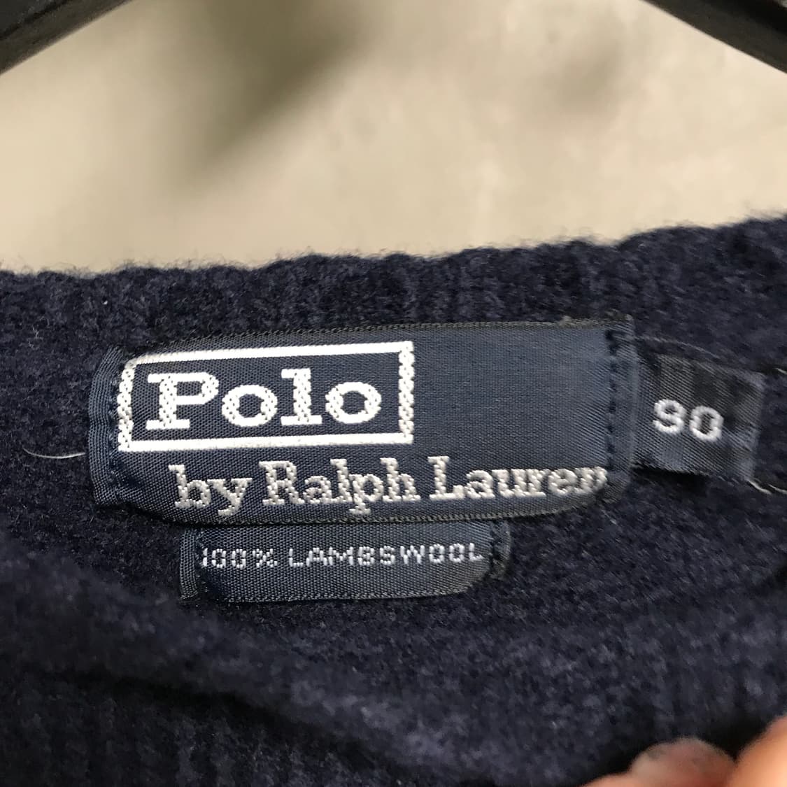 폴로 랄프로렌 성조기 니트 네이비 90(W) 상품이미지4