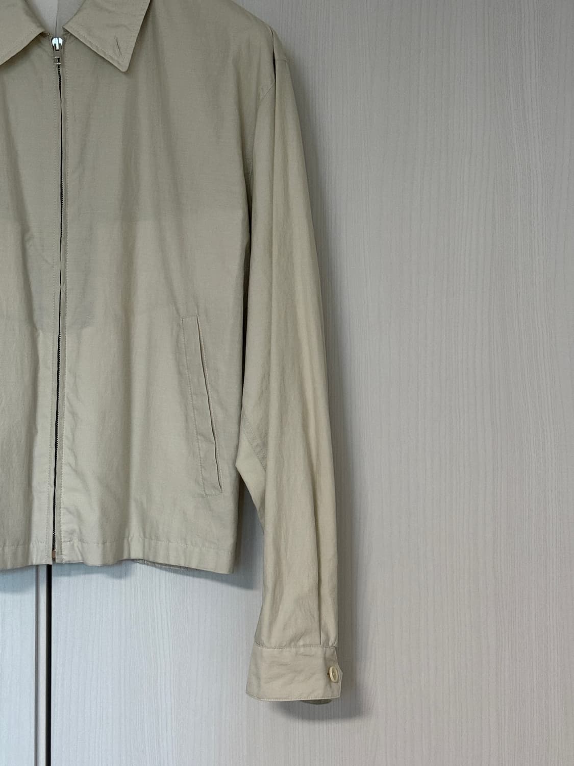 르메르 셔츠 블루종 실크 아이보리 46사이즈 상품이미지4