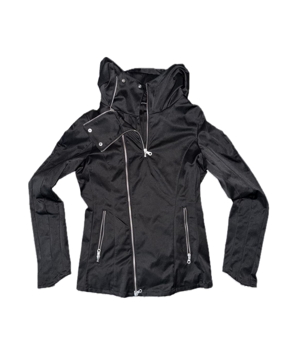 NO ID BLACK 忍者 high neck hooded jacket 상품이미지1