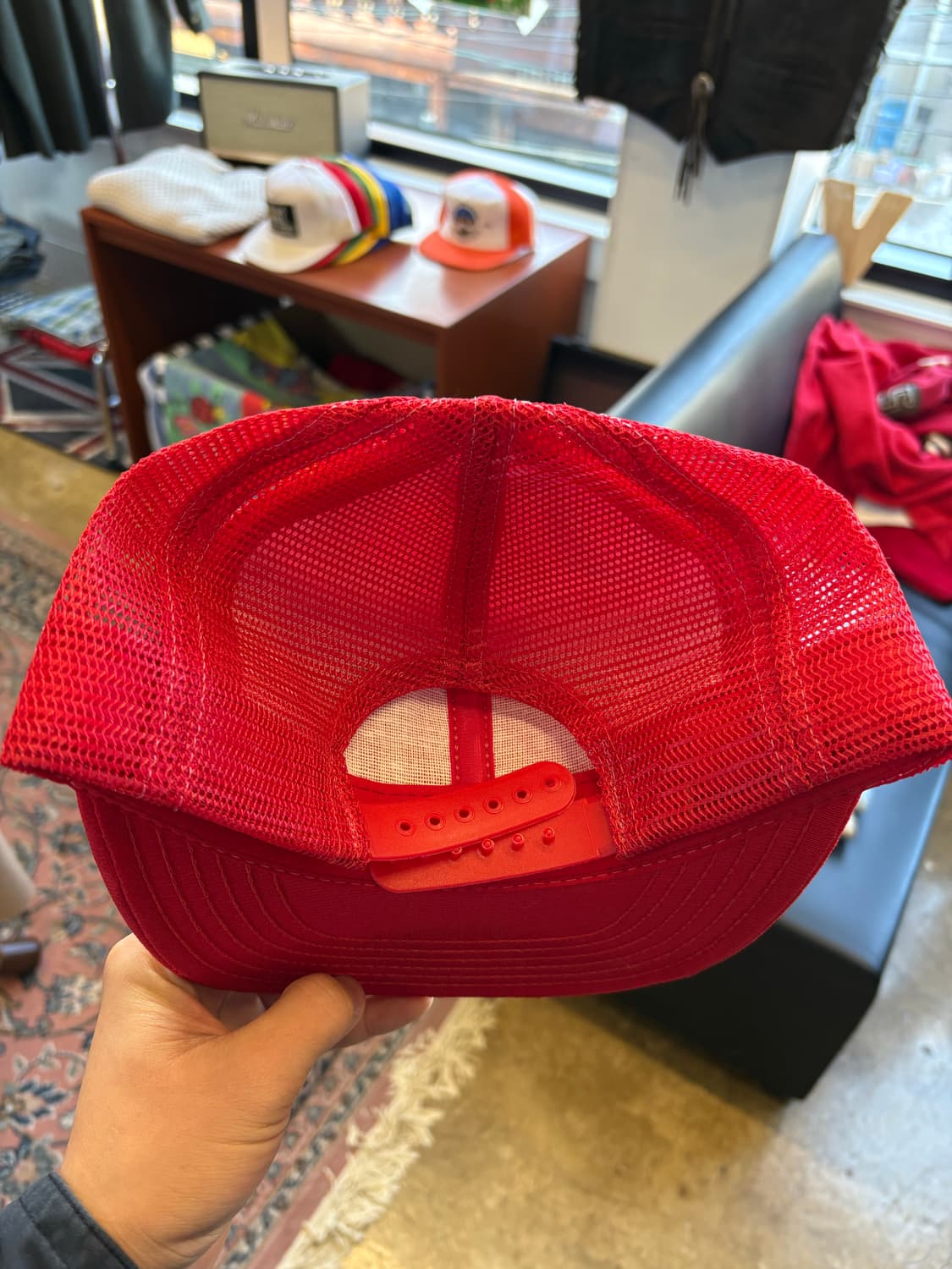 80s USA JACKNIFE 트러커캡 데드스탁 상품이미지5