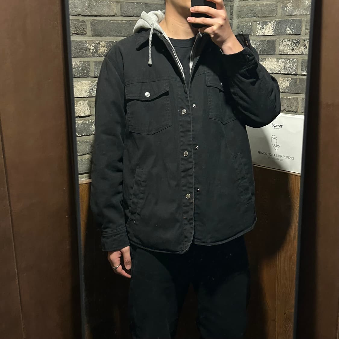 M) Craftsman 크래프트맨 USA 워크웨어 후드 레이어드 자켓 상품이미지9