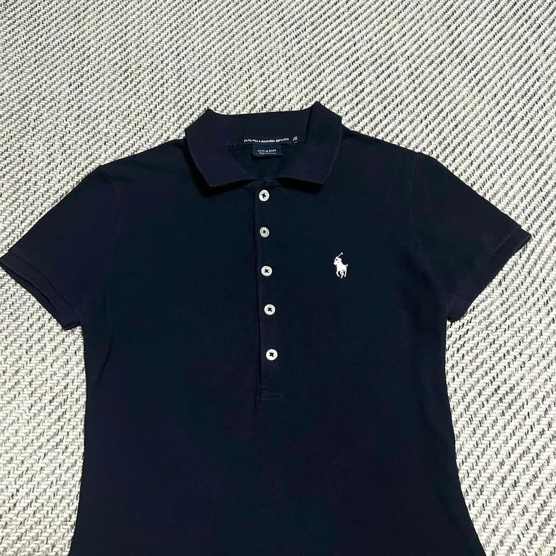 [S] Polo 폴로 랄프로렌 우먼즈 네이비 피케 원피스 상품이미지4