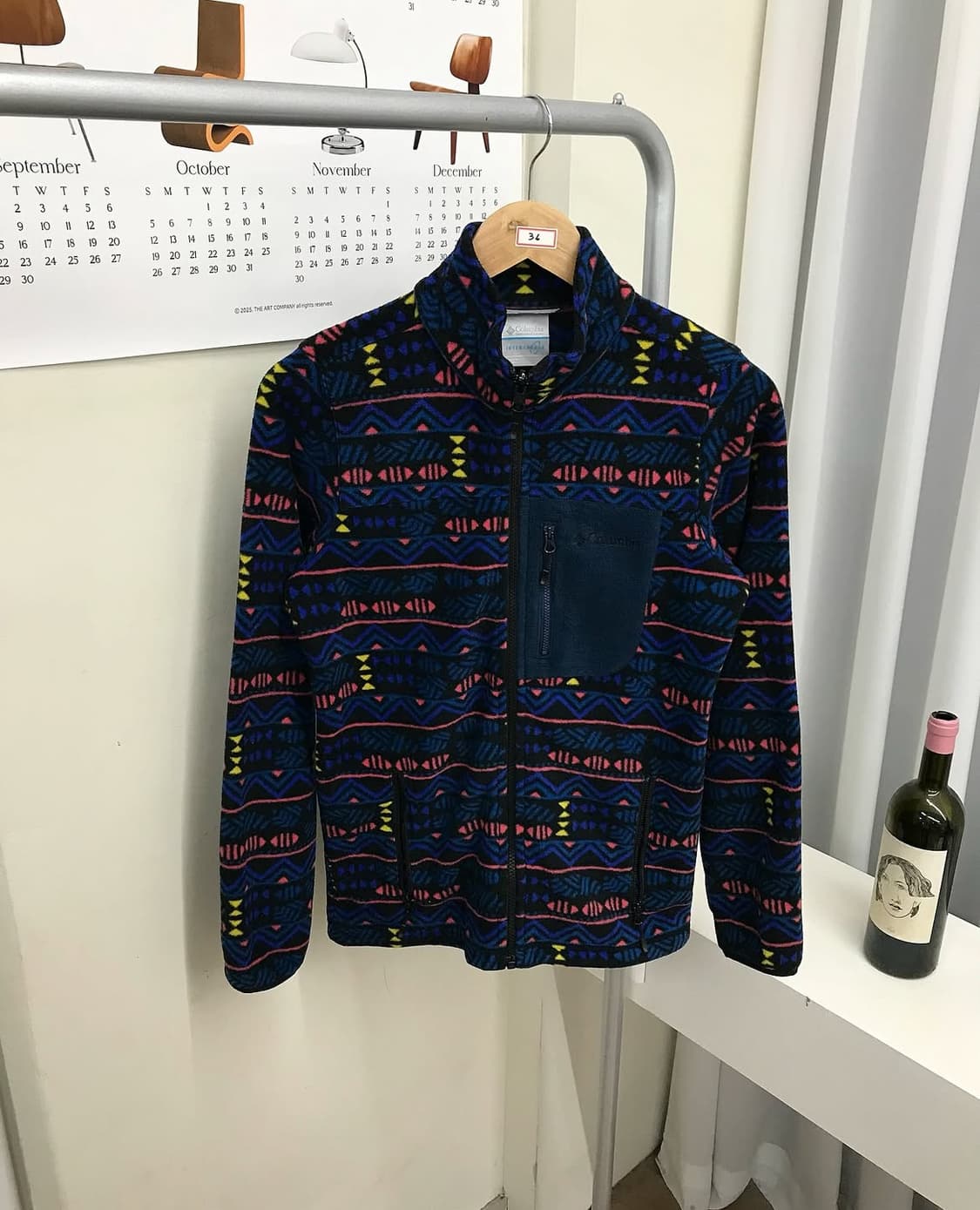 컬럼비아 패턴 플리스 자켓 상품이미지1