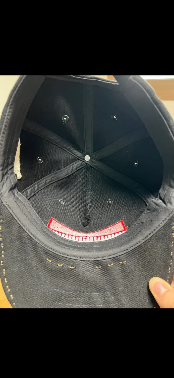 하드코어러버 모자 H.C STUD. BLACK. CAP. 상품이미지9