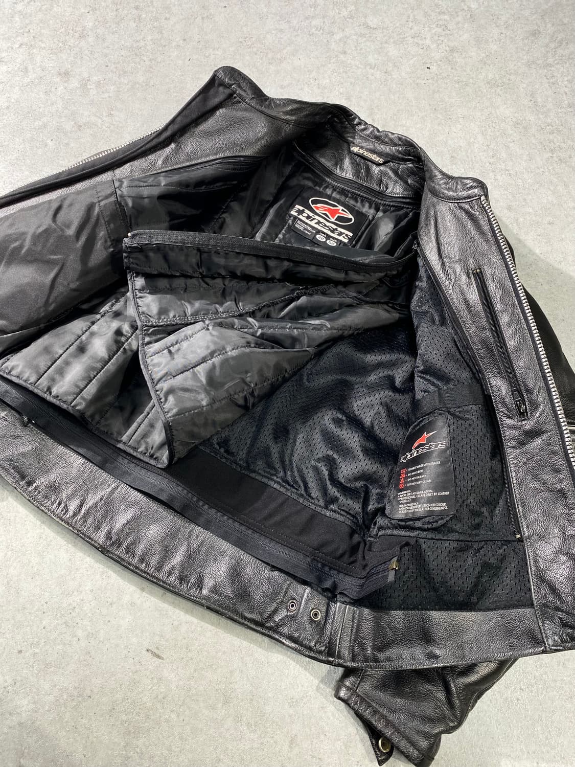 [42] Alpinestars 알파인스타 리얼레더 레이싱 자켓 상품이미지7