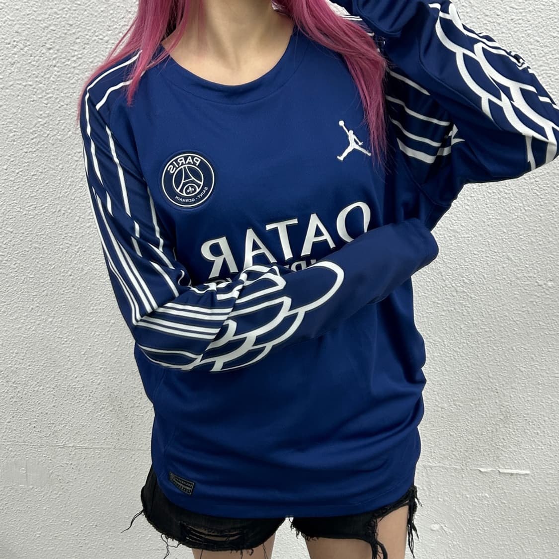 24-25 4th 조던 x 파리 생제르망 긴팔 져지 L ( PSG 공홈 상품이미지1