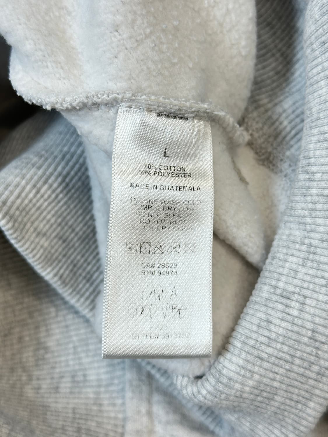 스투시 월드투어 크루넥 애쉬헤더 L 상품이미지4