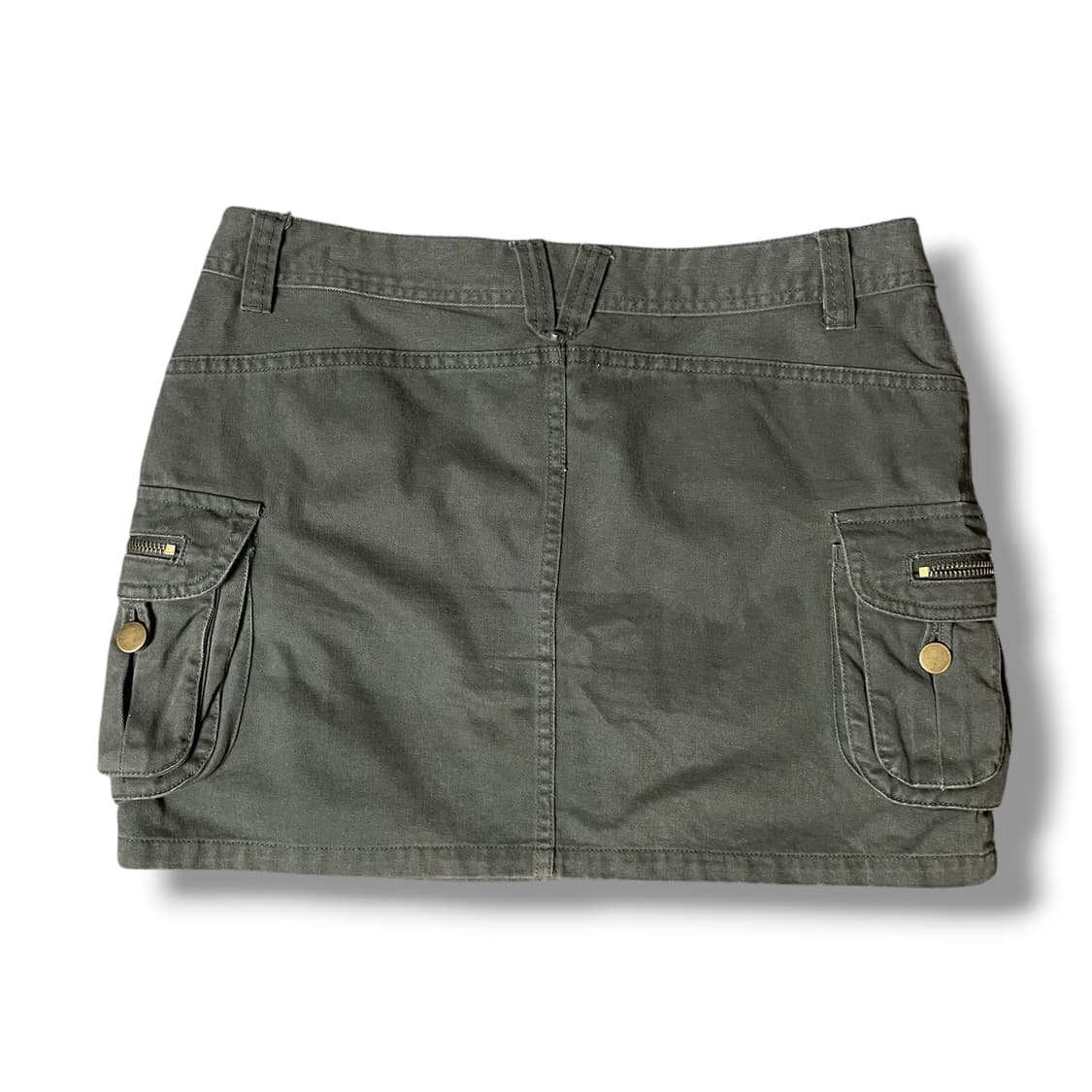 (32) 빈티지 카키 로우라이즈 미니 스커트 상품이미지2
