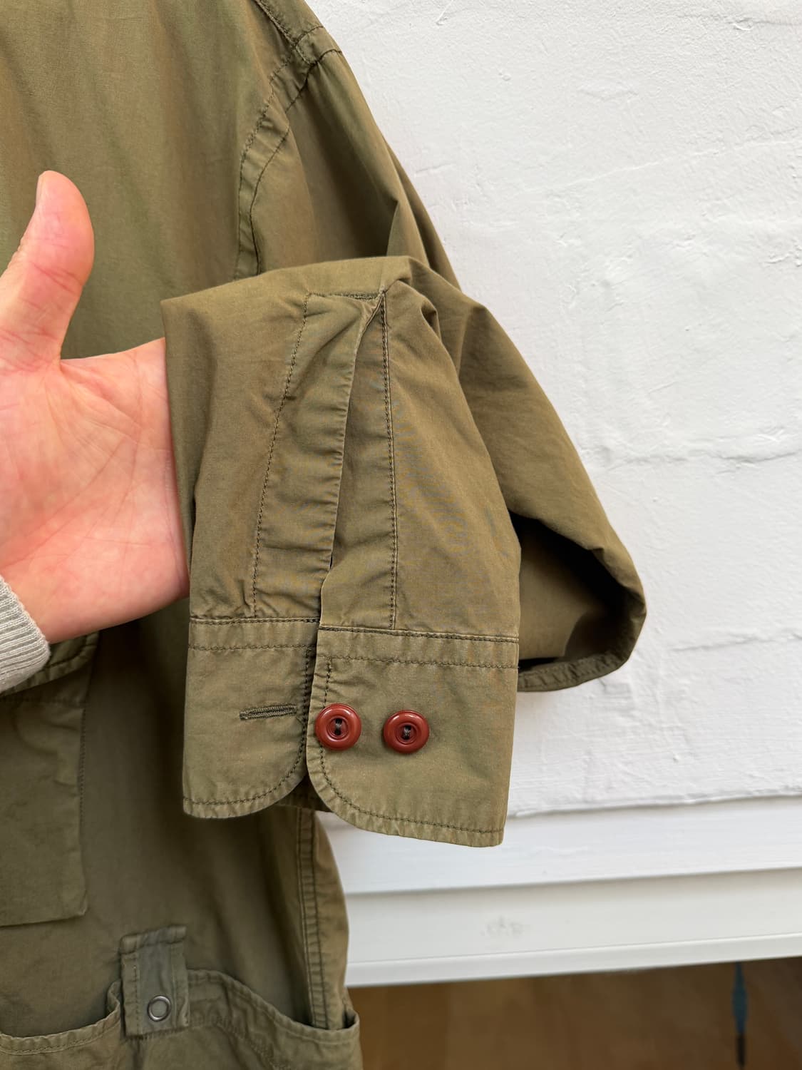 Eastlogue 이스트로그 포켓 트래킹 셔츠 올리브 M 상품이미지5