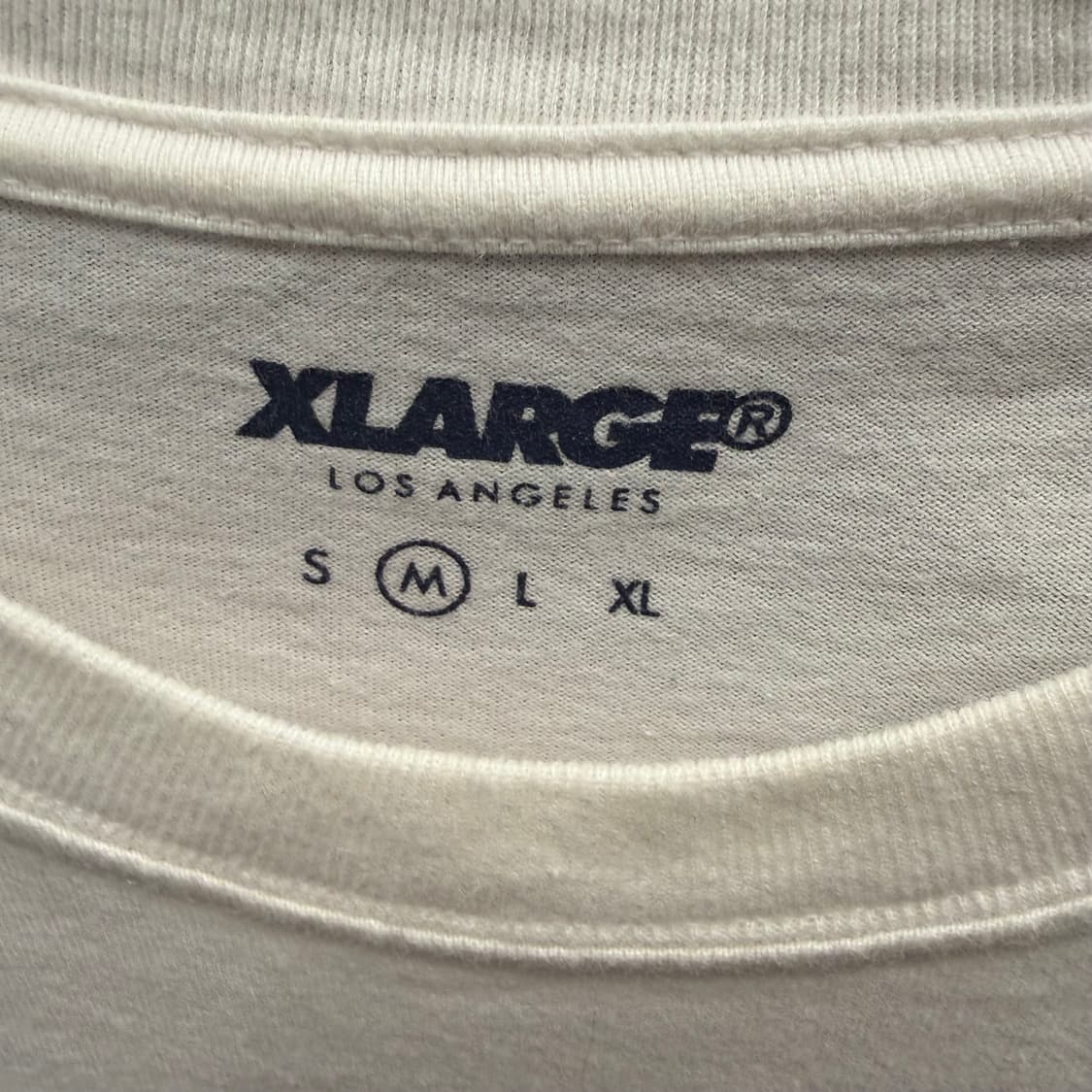 XLARGE 엑스라지 스니커즈 패러디 화이트 반팔 티셔츠 M 상품이미지7