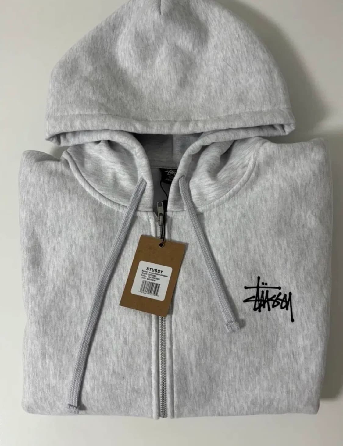 [새상품/정품]스투시 베이직 기모 후드집업 남녀공용 3color 상품이미지3