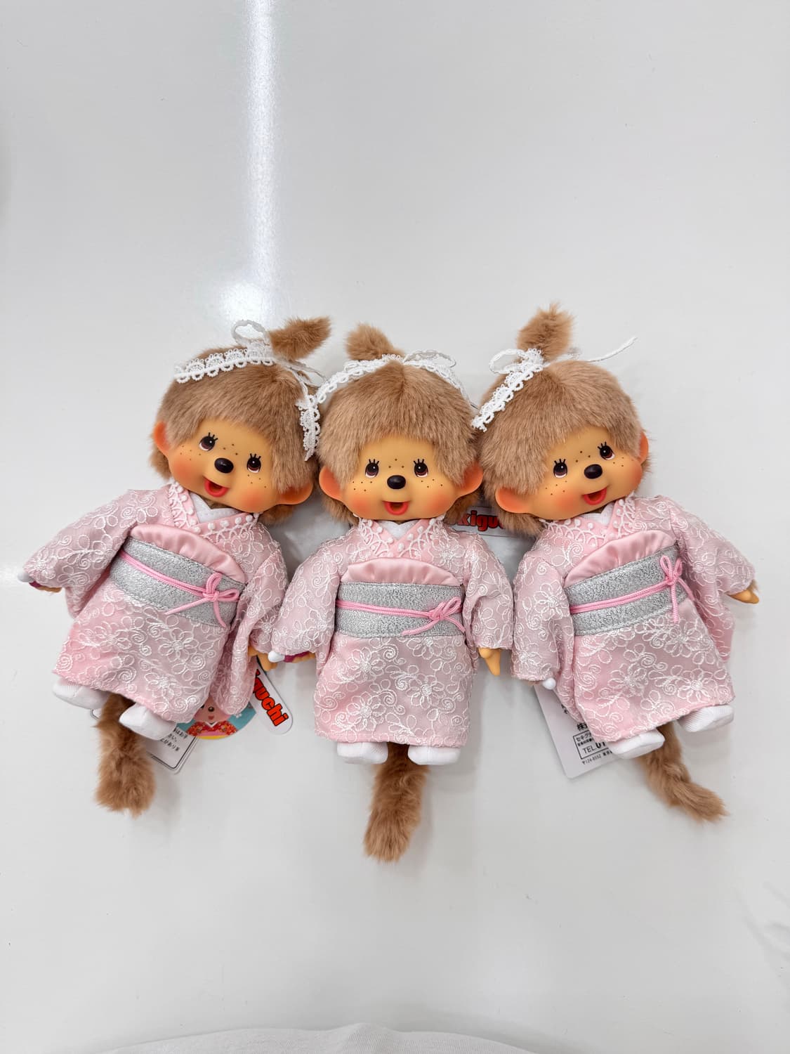 밀크티 브라운 기모노 몬치치 인형 상품이미지1