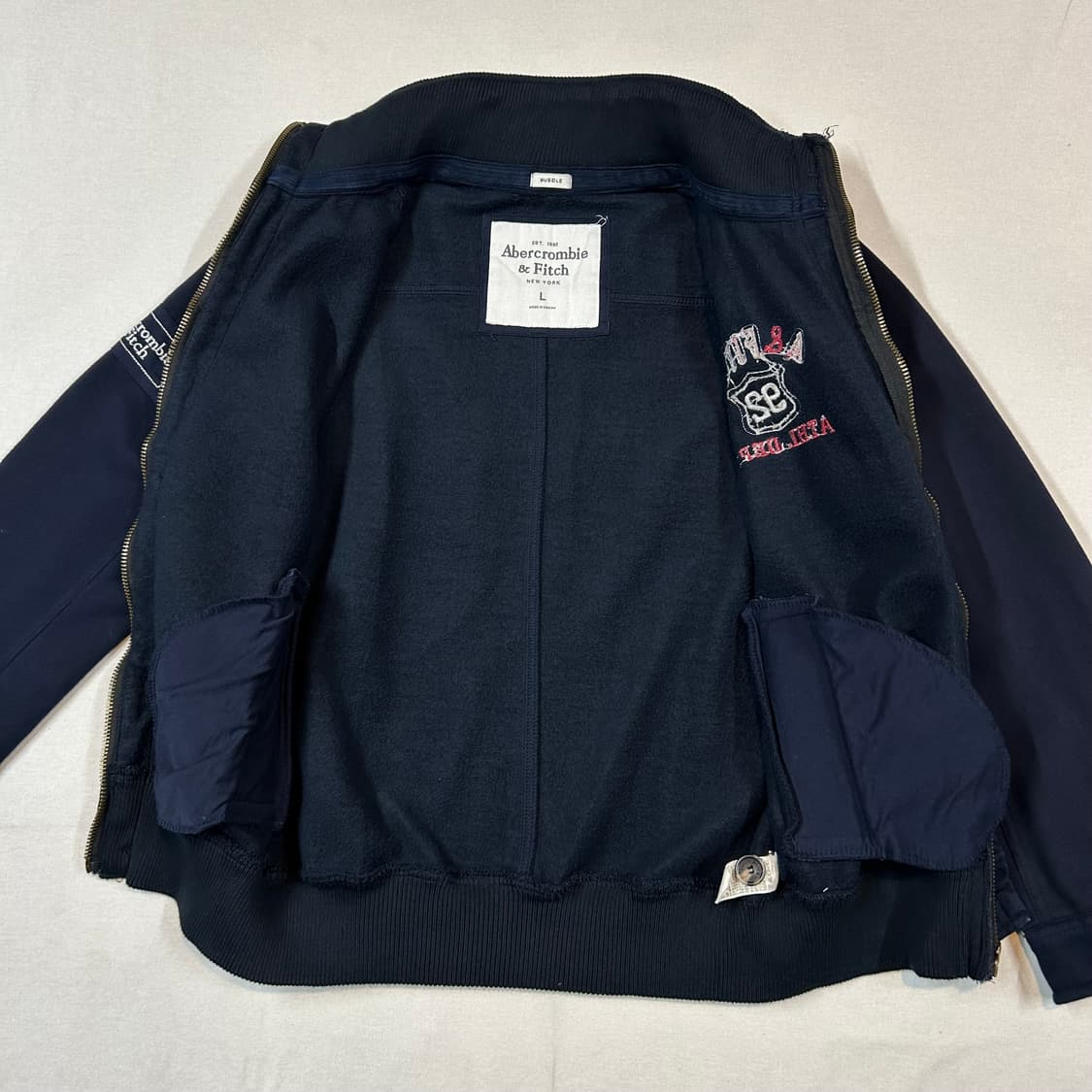 L) 아베크롬비 코튼 집업 자켓 상품이미지6