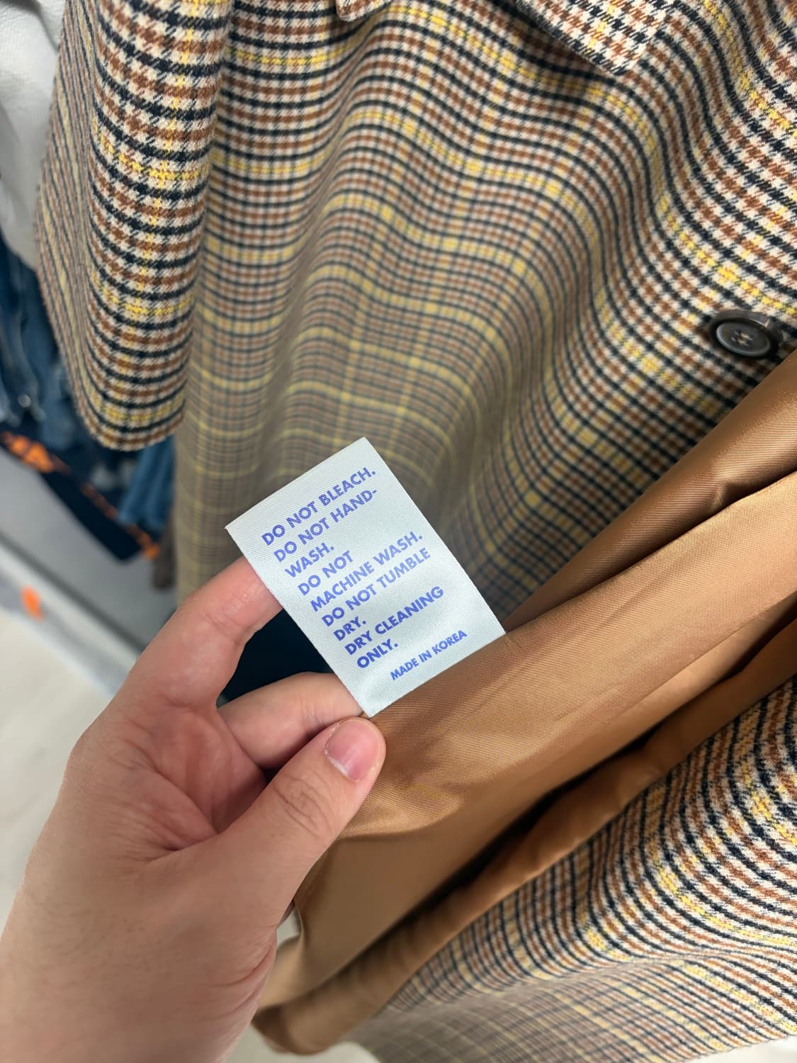 아더에러 Ader error 체크 싱글코트  상품이미지3