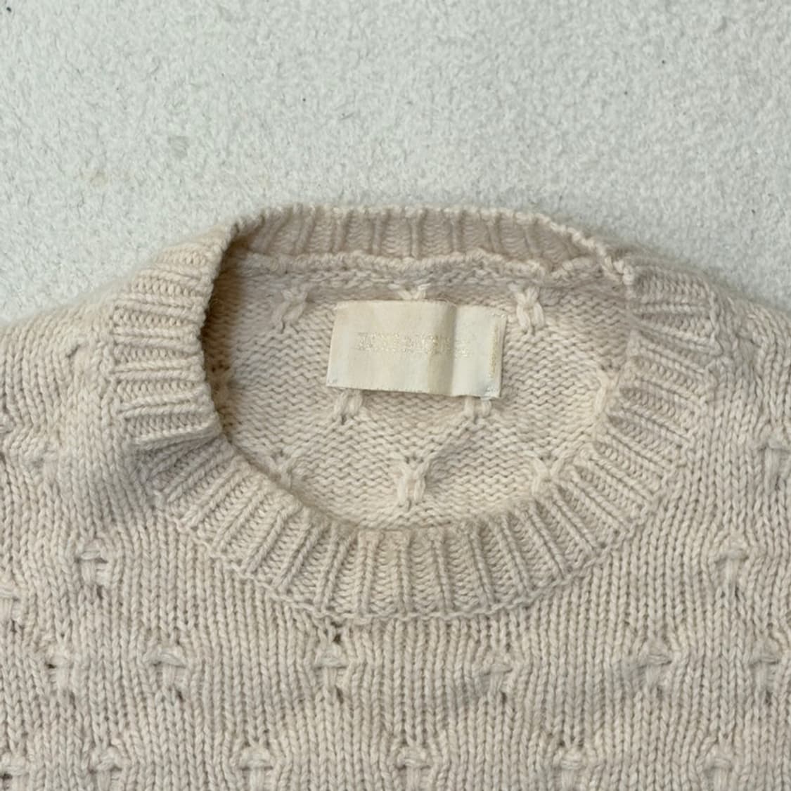 ZADIG&VOLTAIRE 알파카 울 크롭 스웨터 S 상품이미지3