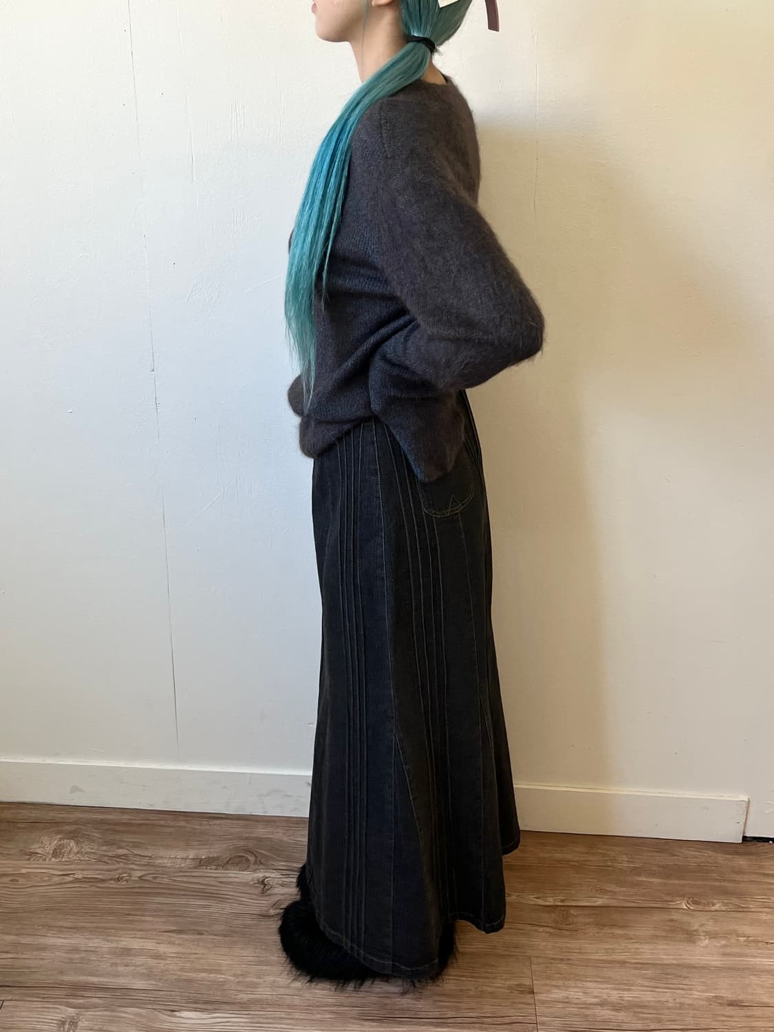 ThaLia 스톤블루 스웨터 상품이미지8