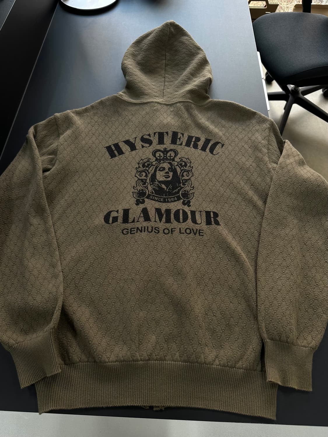 히스테릭글래머 히스걸 Genius Of Love 니트후드집업 상품이미지6