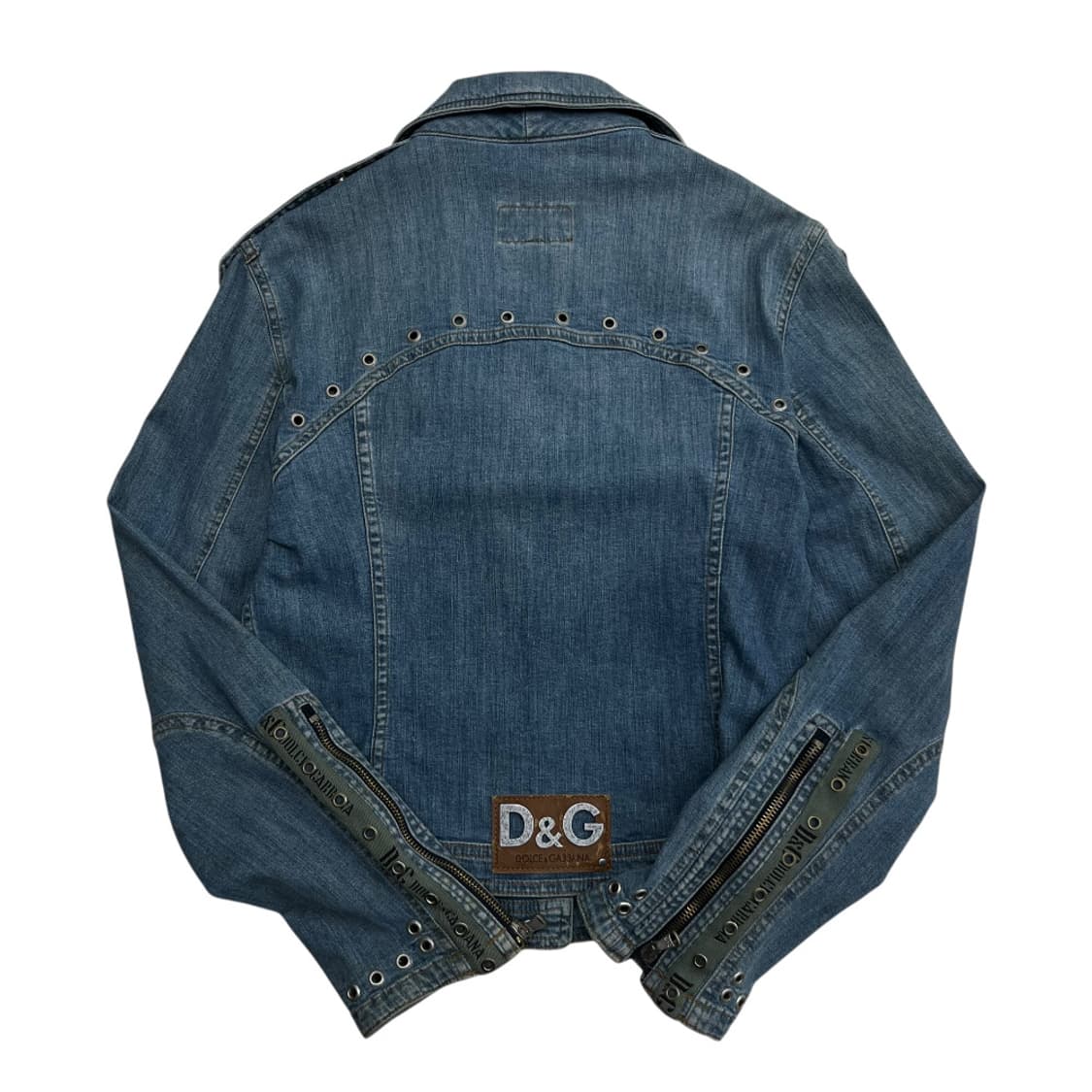 2000s 돌체앤가바나 빈티지 데님 밴디지 자켓 상품이미지4