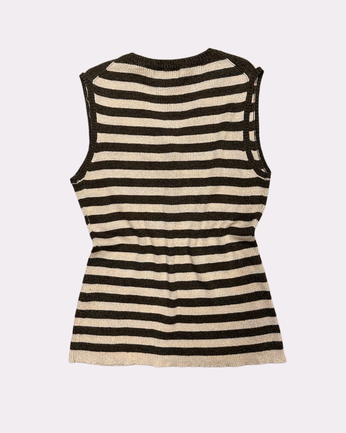 glitter stripe button sleeveless 상품이미지4