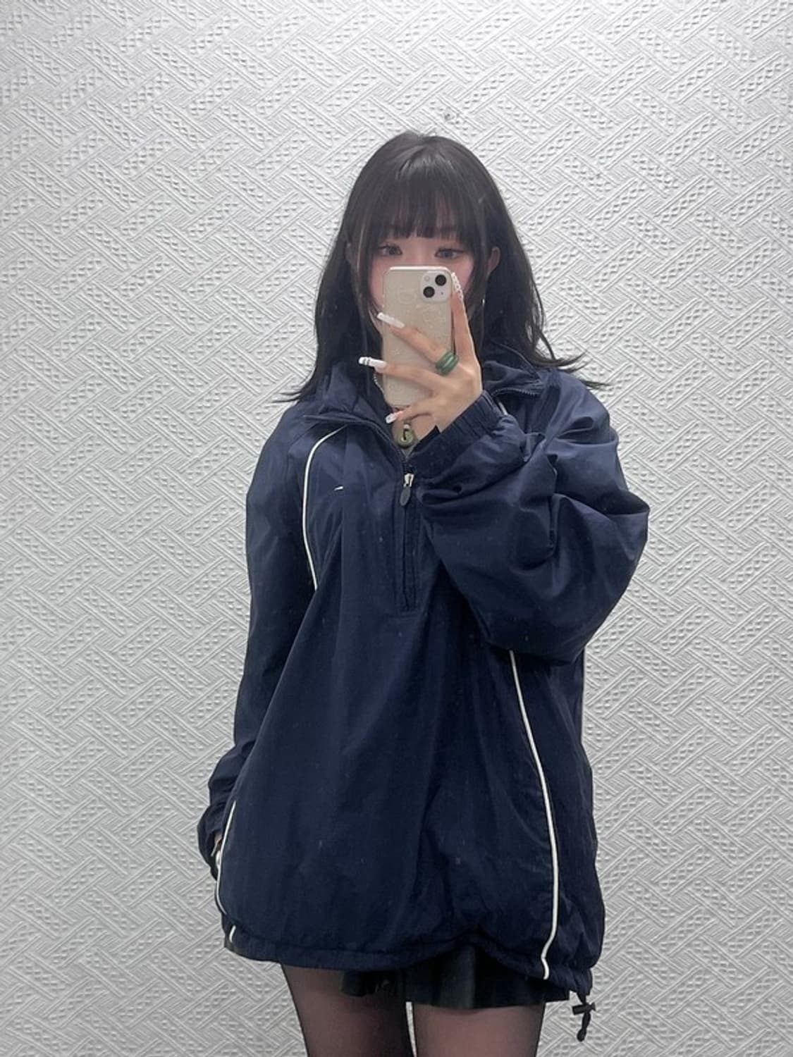 리복 올드스쿨 레트로 빈티지 바람막이 자켓 105 C10777 상품이미지1